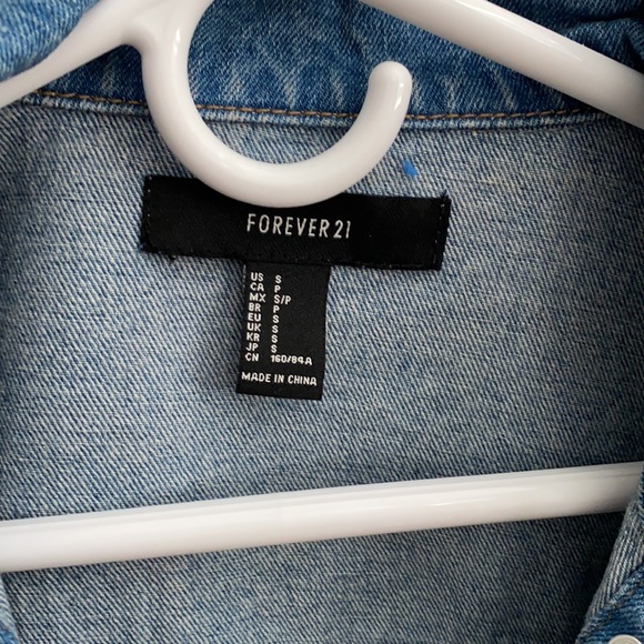 Jean jacket cropped - Picture 2 of 5